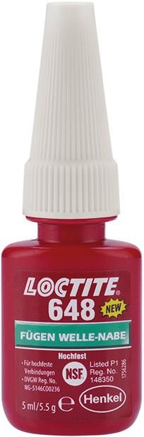 LOCTITE 648 BC 5ML EN/DE Fügeklebstoff Henkel