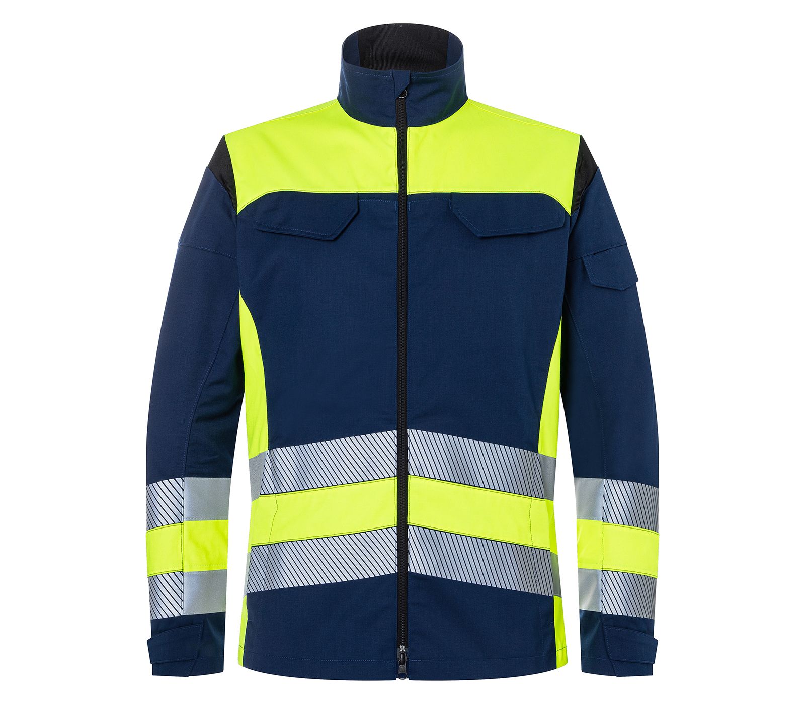 KÜBLER REFLECTIQ Jacke Klasse 1 warngelb/dunkelblau Gr. XS
