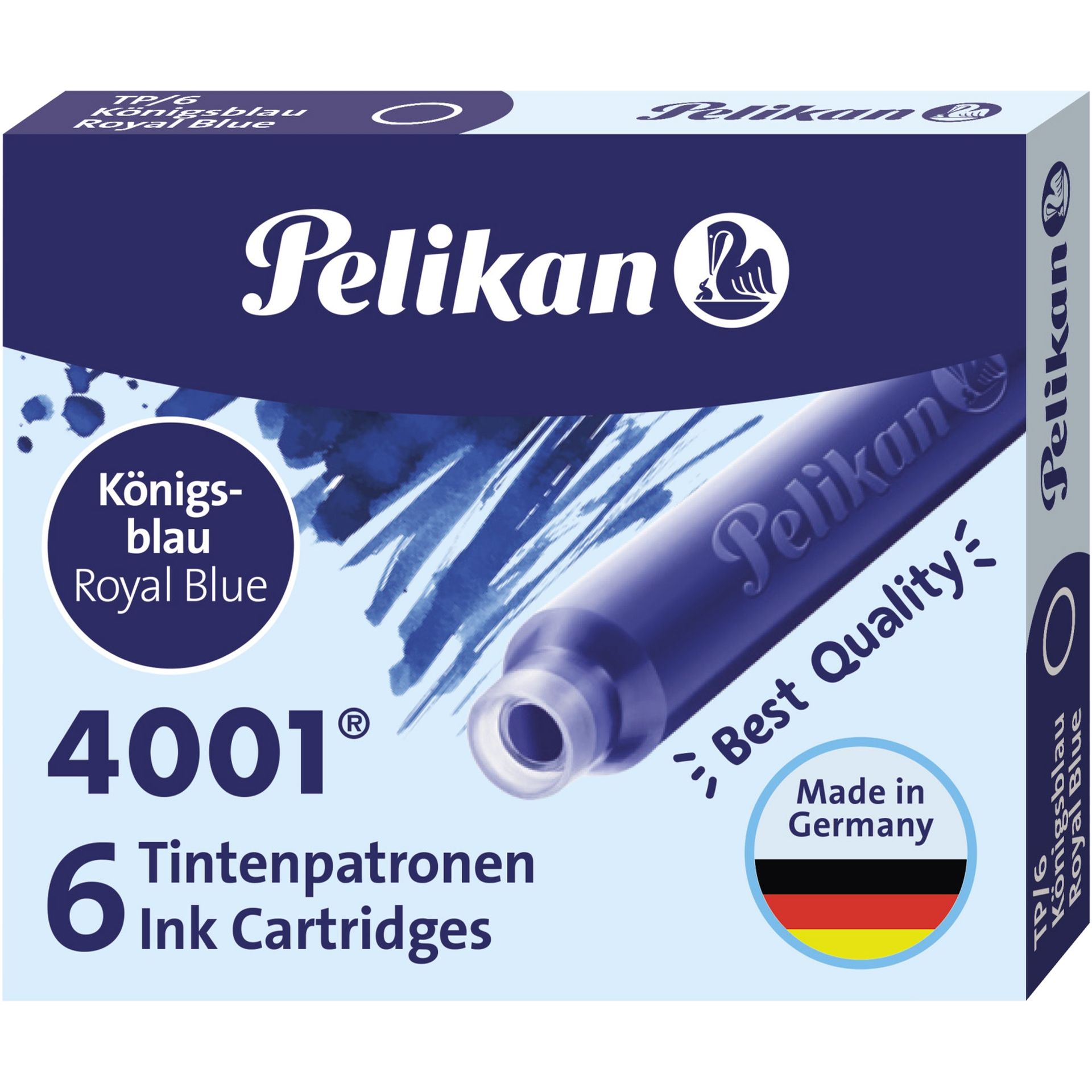 Tintenpatrone 4001 TP/6 königsblau 6 St./Pack.