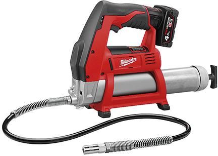 Akku-Fettpresse M12GG-401B Milwaukee 1x12,0 V 4,0 Ah Ladegerät C12 C Tasche
