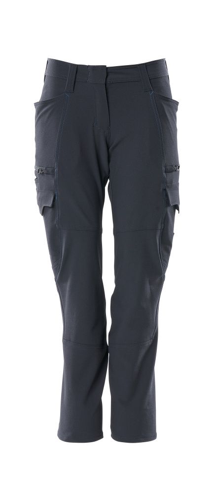 Hose mit Schenkeltaschen Schwarzblau, 76C34