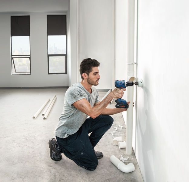 Bosch Akku-Bohrschrauber GSR 18V-65, 2 x Akku GBA 18V 5.0Ah, L-BOXX 136