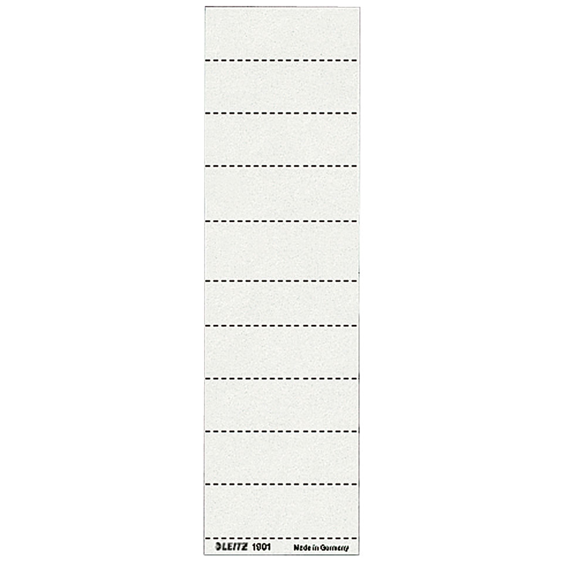 Beschriftungsschild blanko 4zeilig weiß 100 St./Pack.