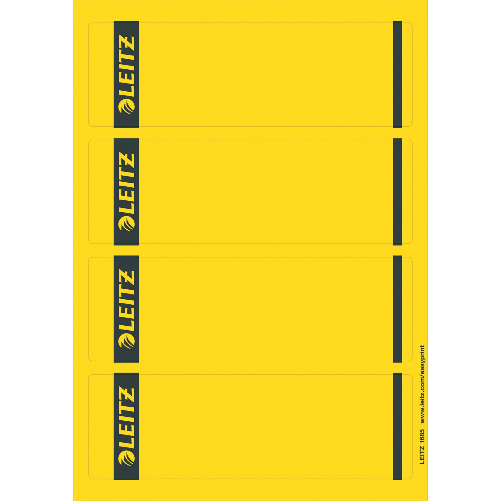 Ordneretikett kurz/breit Papier ge 100 St./Pack.