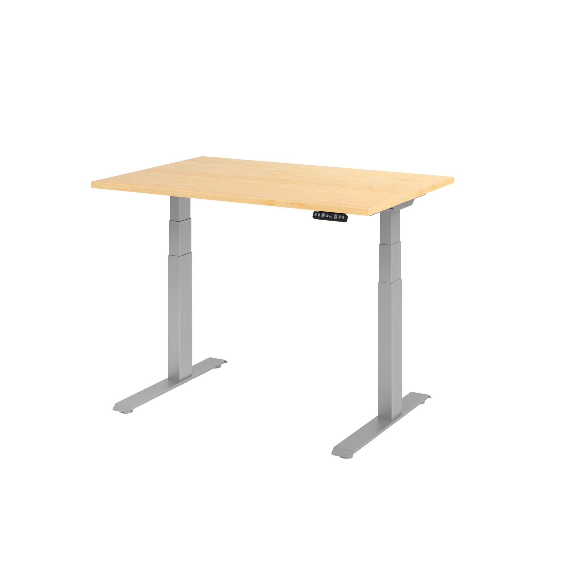 Schreibtisch XDKB12 120 x 80 cm Ahorn, 25 mm dick ABS-Dickkante