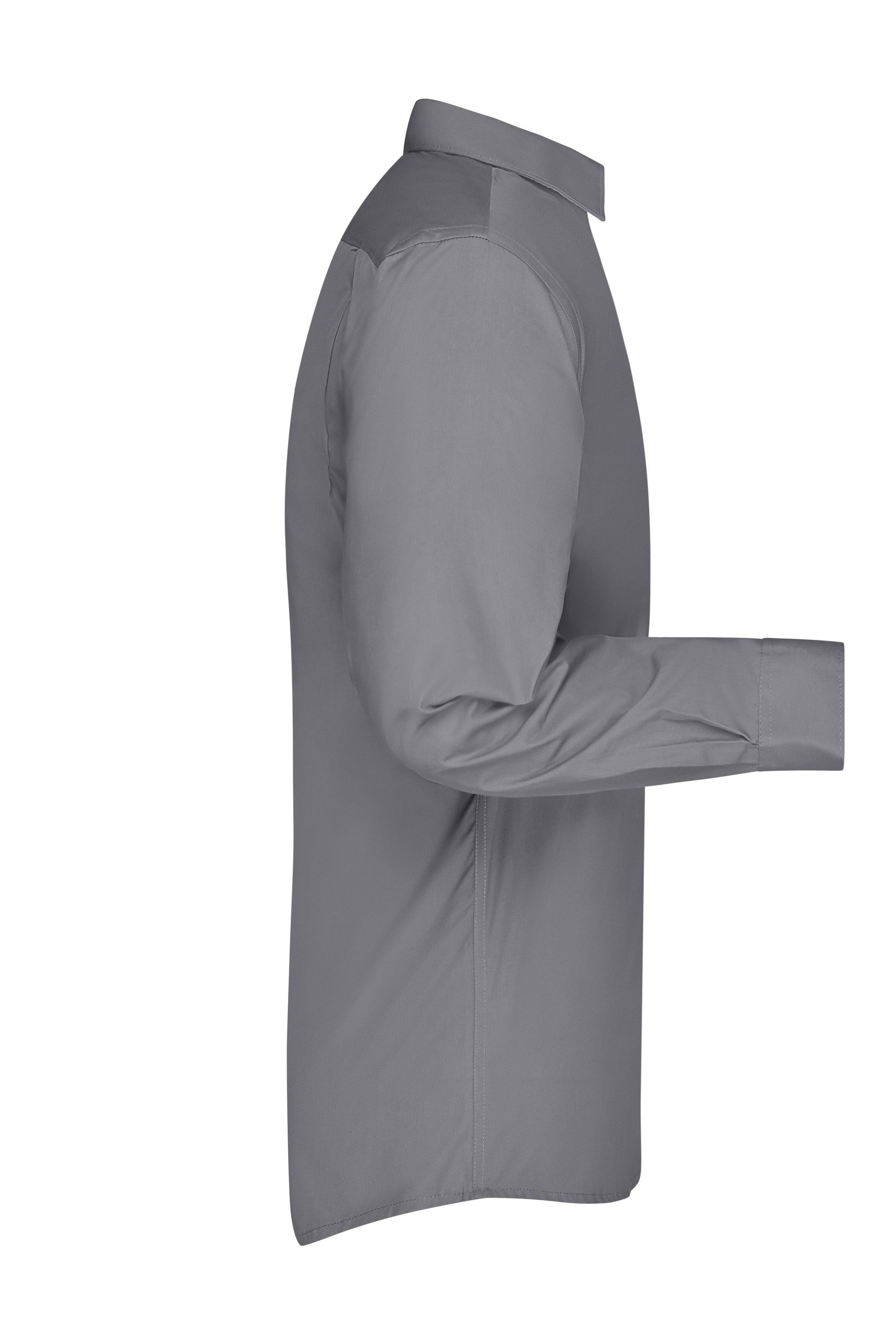 James & Nicholson JN642 Herren-Hemd, Grau, Gr. 5XL