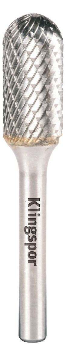 KLINGSPOR HM-Frässtift, Walzenrundform
