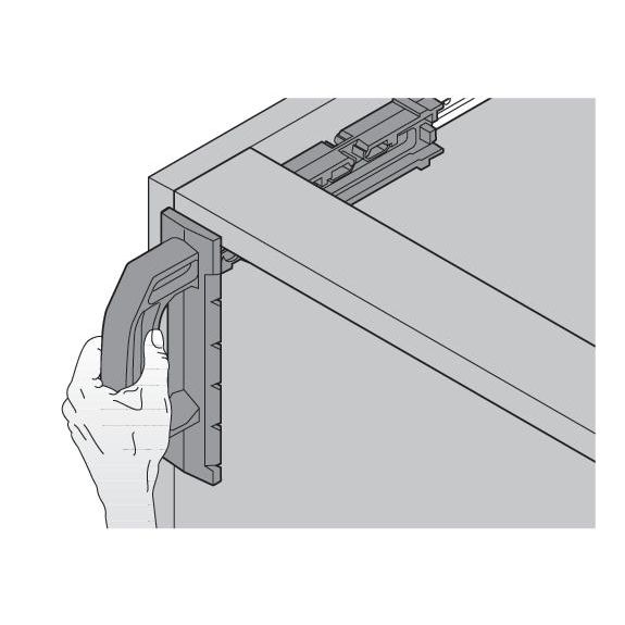 BLUM Frontspalt-Lehre Korpusschienen