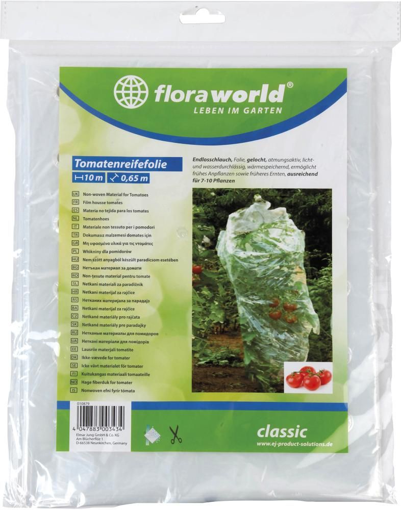 Tomatenreifefolie Classic10x0,65m,Endlosschlauch gel. gel.