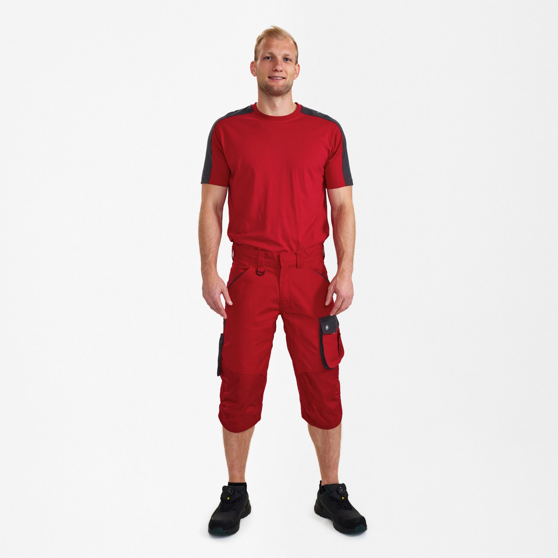 Galaxy 3/4-Hose Tomato Red/Anthrazit Grau, Gr. 64