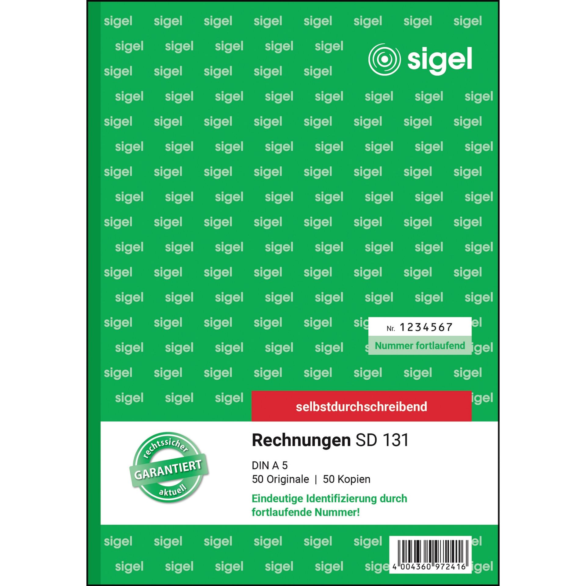 Rechnungsblock A5 sd 2x50Bl
