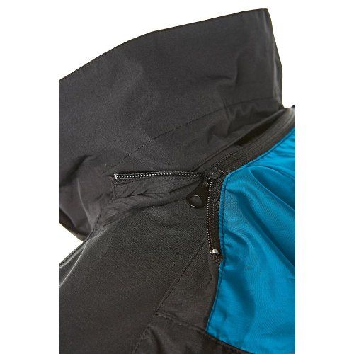 Regenjacke Plus türkis/schwarz Gr. XS Fortis Elements
