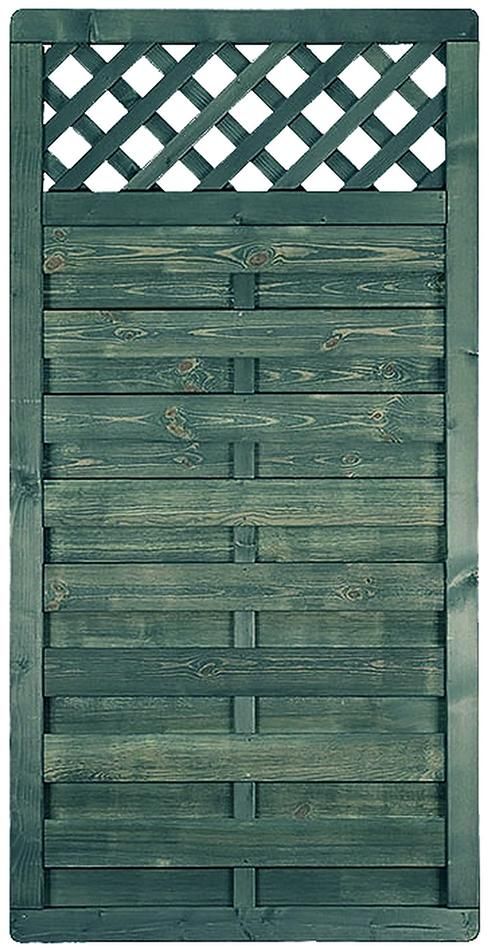 BARTEK-Serie grau lasiert90 x 180 cm Rahmen 40/65 mm, Lamellen 8 x 95 mm