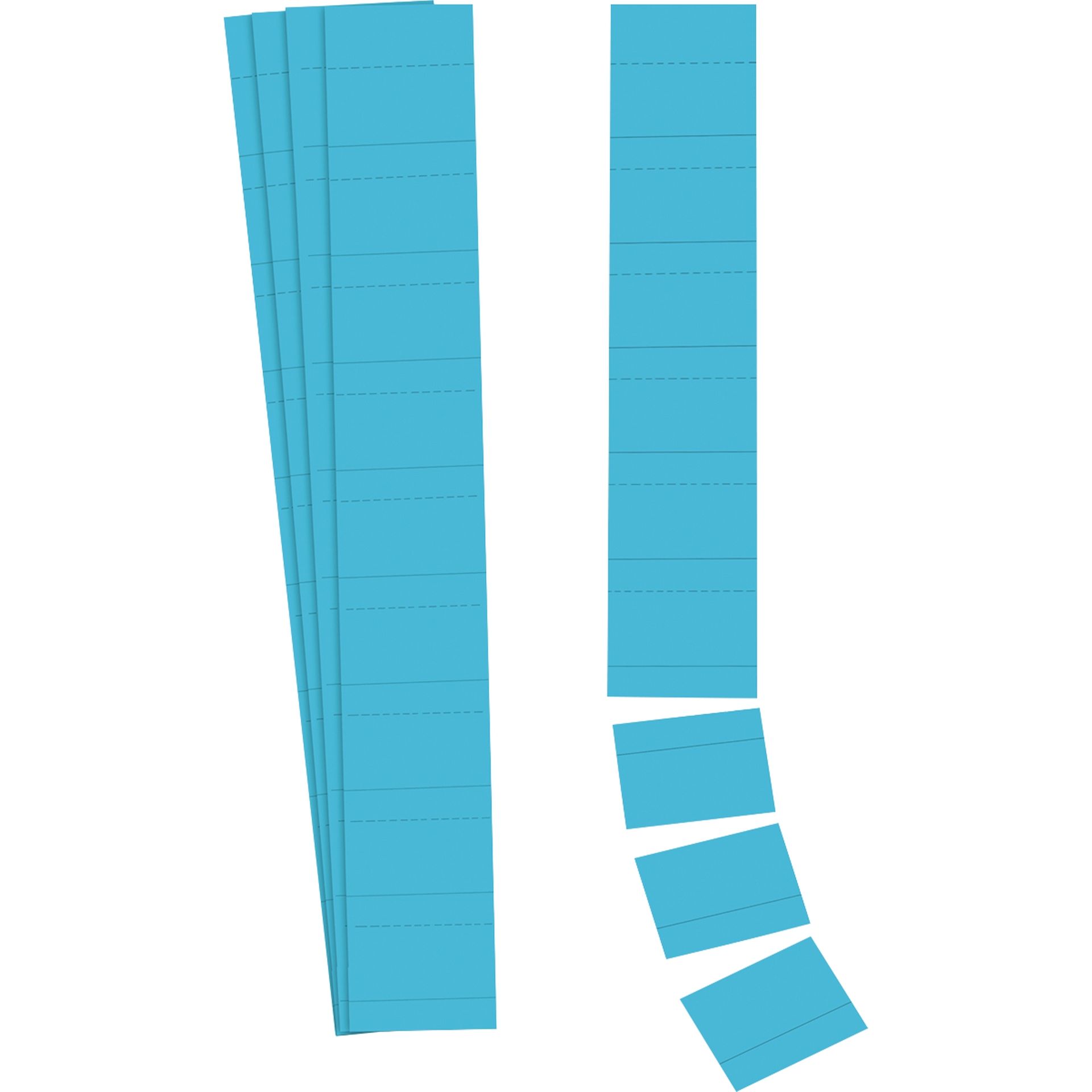 Einsteckkarte 60x32mm blau 90 St./Pack.