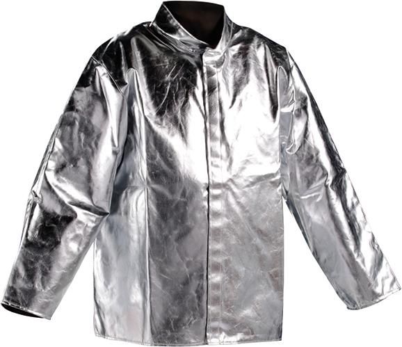 Hitzeschutzjacke m.Klettverschl.+Stehkr.L80cm,Gr52