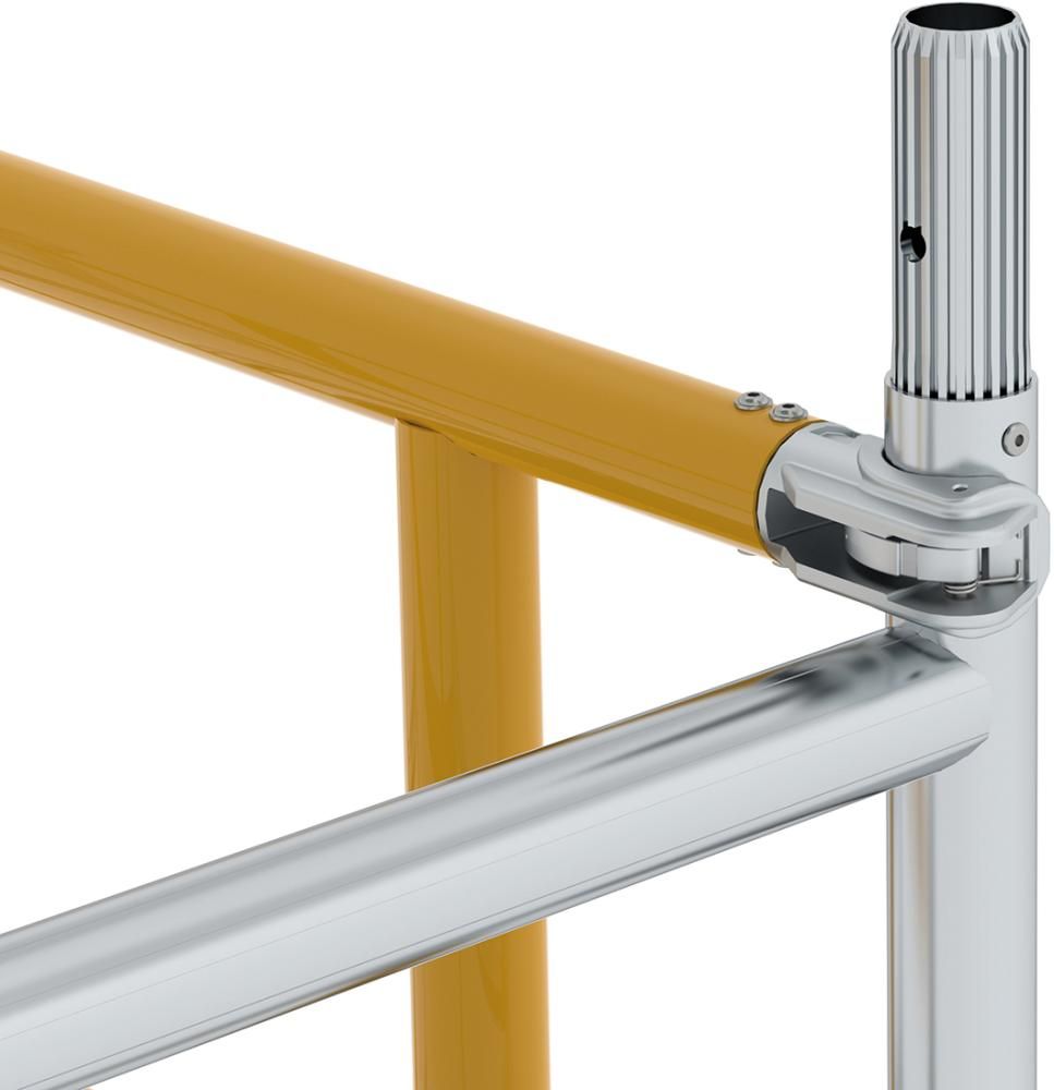 MUNK Ein-Personen-Gerüst FlexxTower Plattform B1200xT600mm Plattformh. 4,10m Arbeitsh. 6,10m
