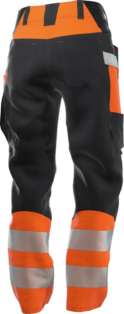 BP 2048 Damen-Warnschutz-Arbeitshose, Anthrazit, Gr. 34n