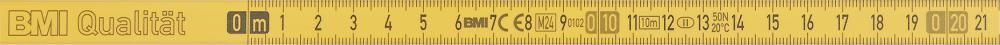 Kapselbandmaß Polyamid 10mx13mm Maßanfang A Flextop BMI