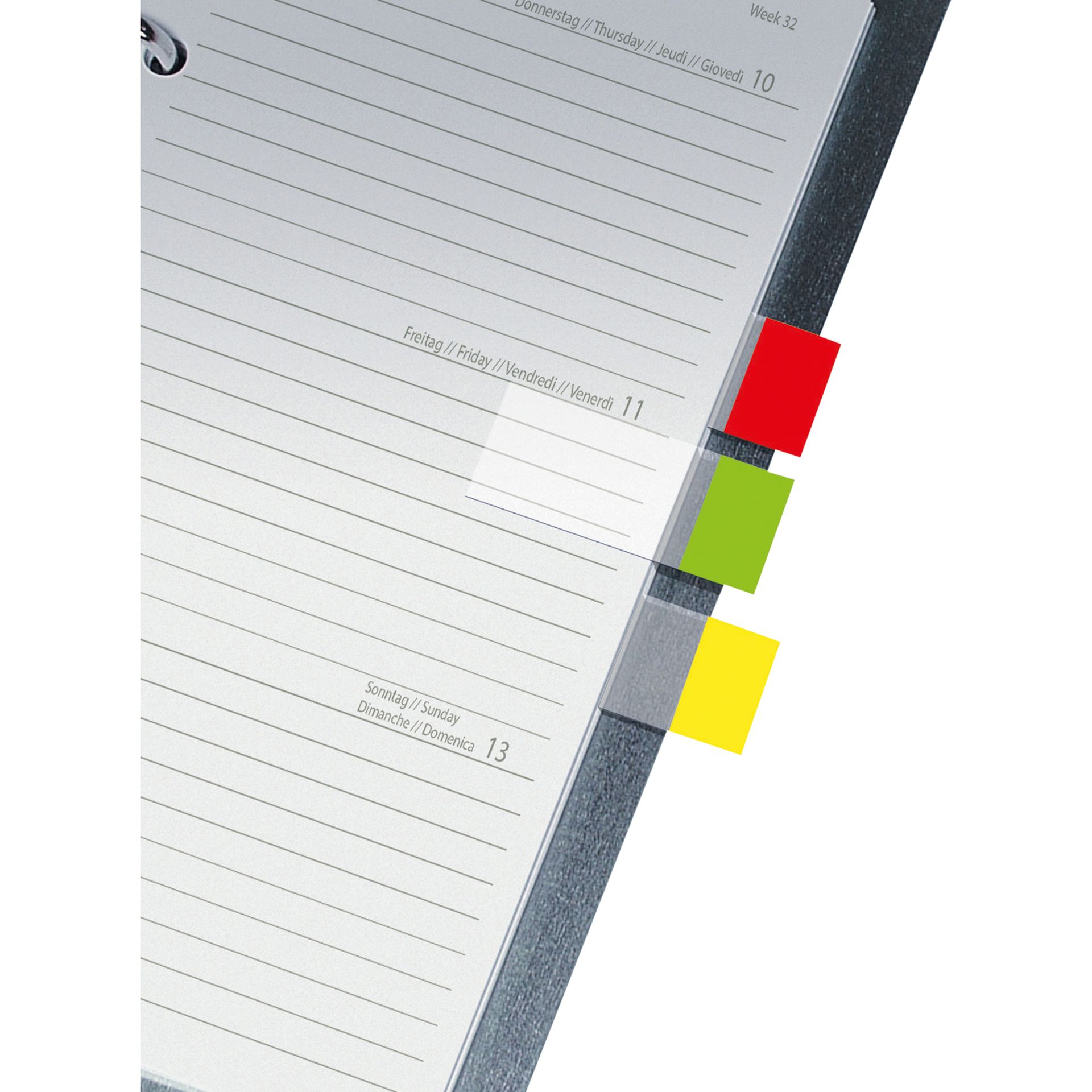 Haftmarker Transparent 20x50mm farbig sortiert 4 St./Pack.