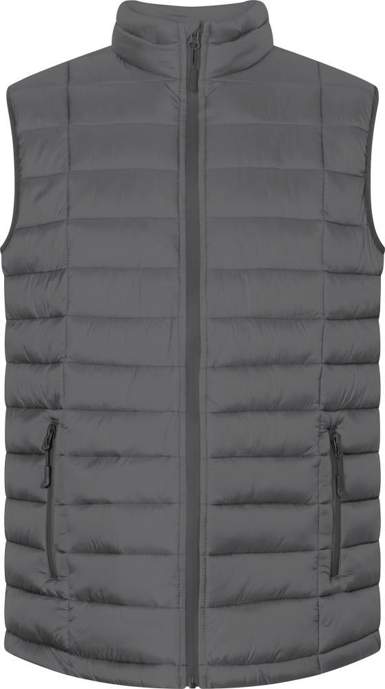Men`s Padded Vest steel grey, Gr.3XL