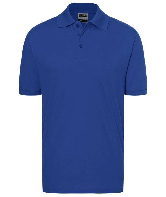 Classic Polo Hochwertiges Polohemd mit Armbündchen blau, Gr. 3XL