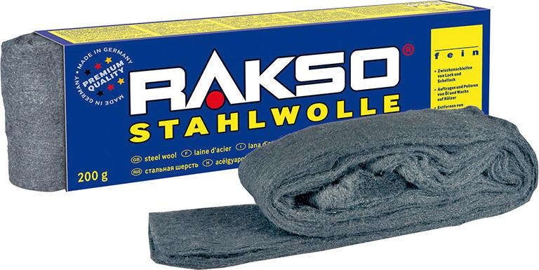Stahlwolle Gr. 0000 fein, 200 g Rakso