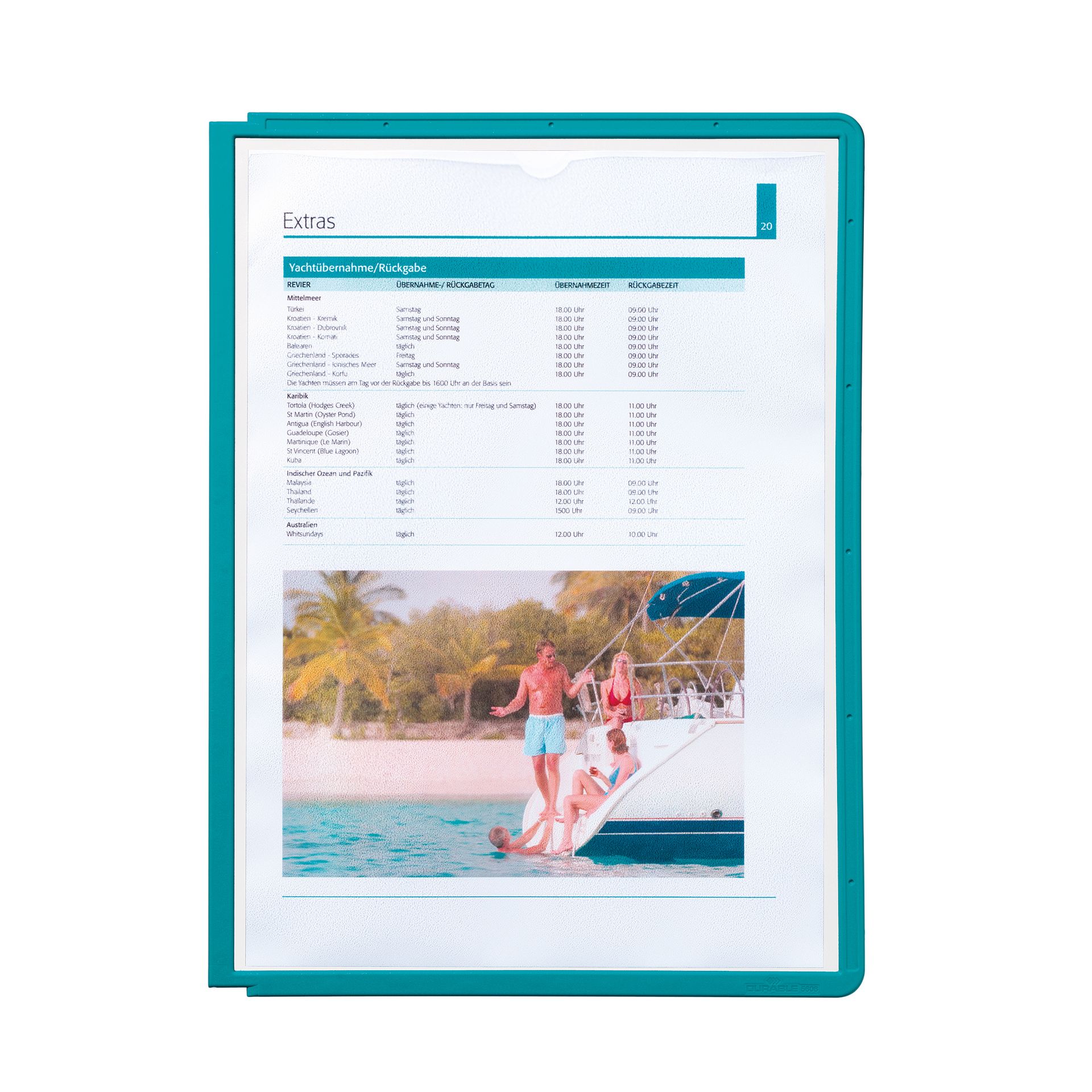 Sichttafel SHERPA Panel DIN A4 PP grün
