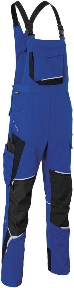 Latzhose, kornblau/schwarz, Gr.118 BODYFORCE
