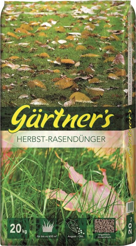 Herbst-Rasendünger 20kg Gärtners