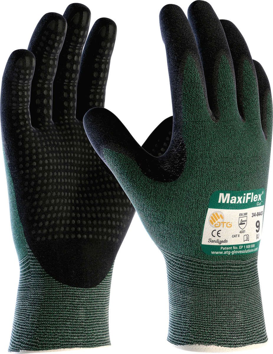 Handschuh MaxiFlex Cut, genoppt, Gr. 10
