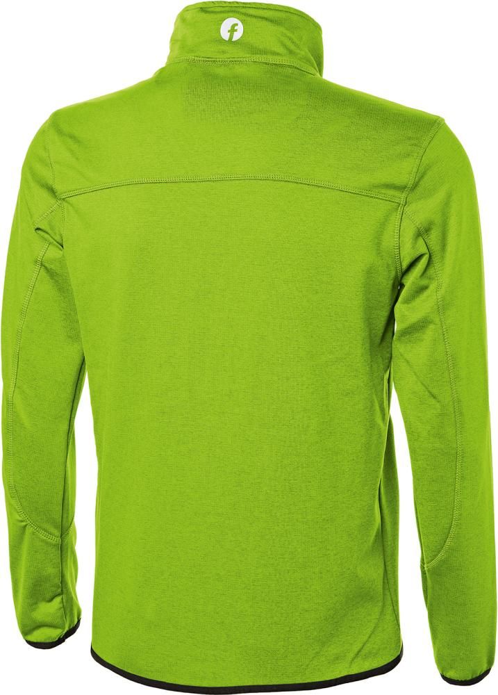 Tech-Fleecejacke lime/schwarz meliert Gr. 2XL Fortis Elements