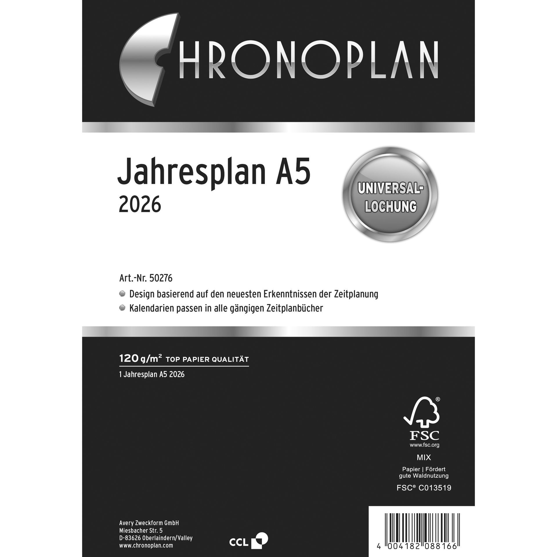 Jahresplan 148,5x210mm 1W/2S