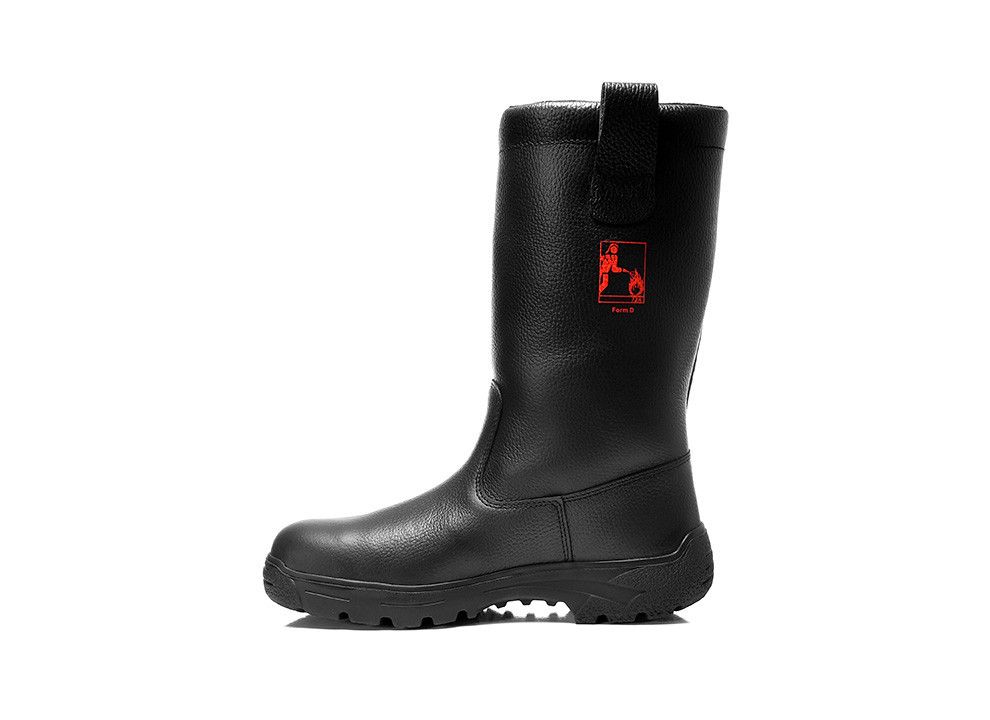 ELTEN Feuerwehrschlupfstiefel MASTER F2A Stiefel (High), Schwarz, Gr. 38