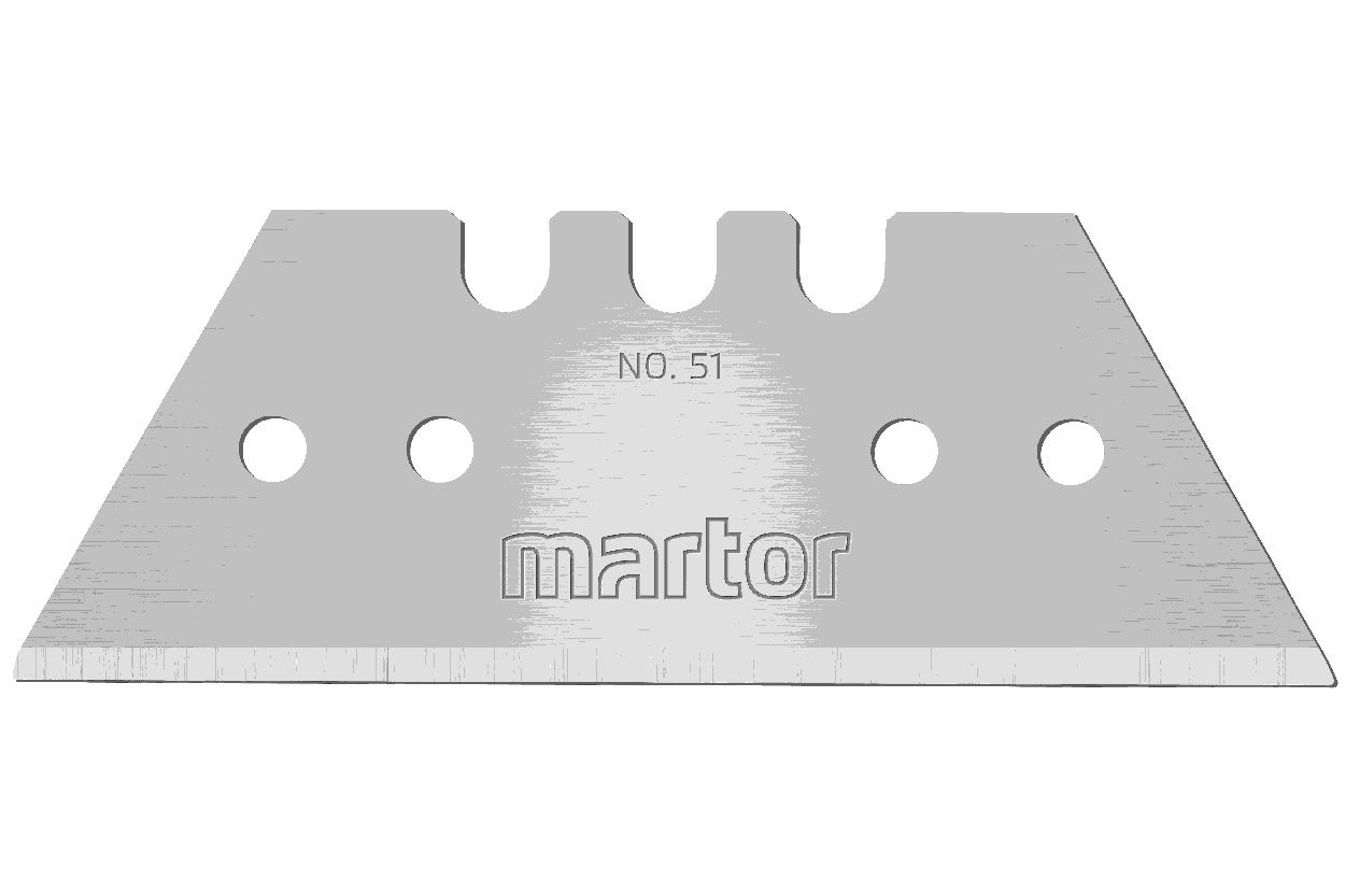 MARTOR Ersatzklinge TRAPEZKLINGE 51 Standardschliff | 10 Stück