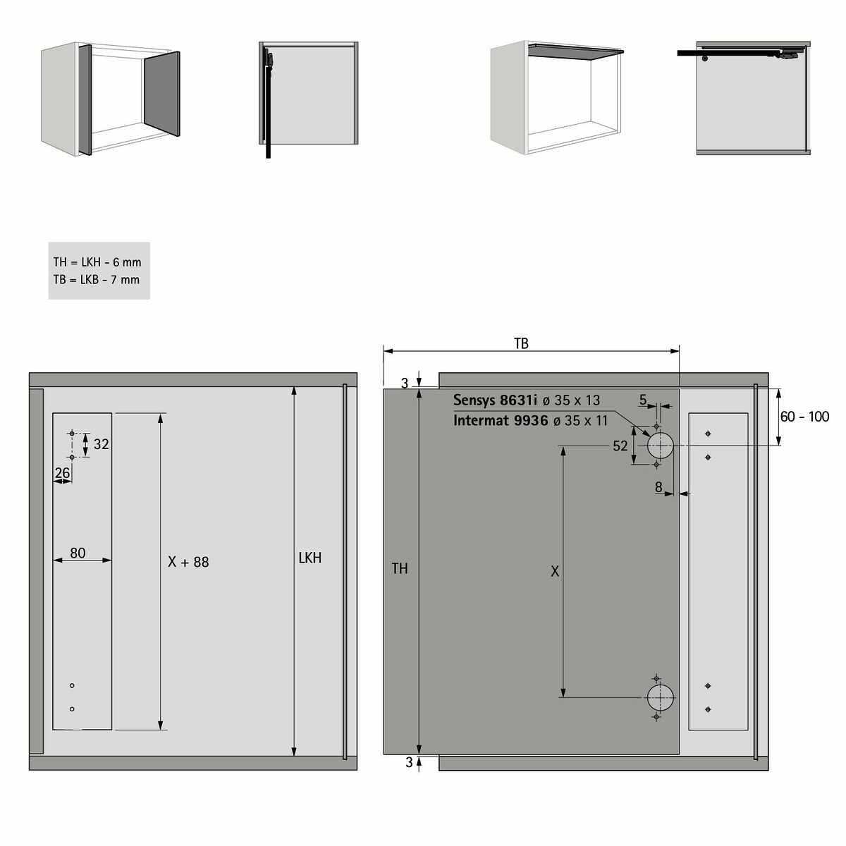 Zubehör Tür Set Ka 5740