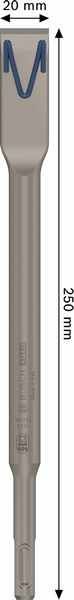 EXPERT SDS plus-8C Flachmeißel, 20 x 250 mm