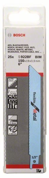 Bosch Säbelsägeblatt S 922 BF