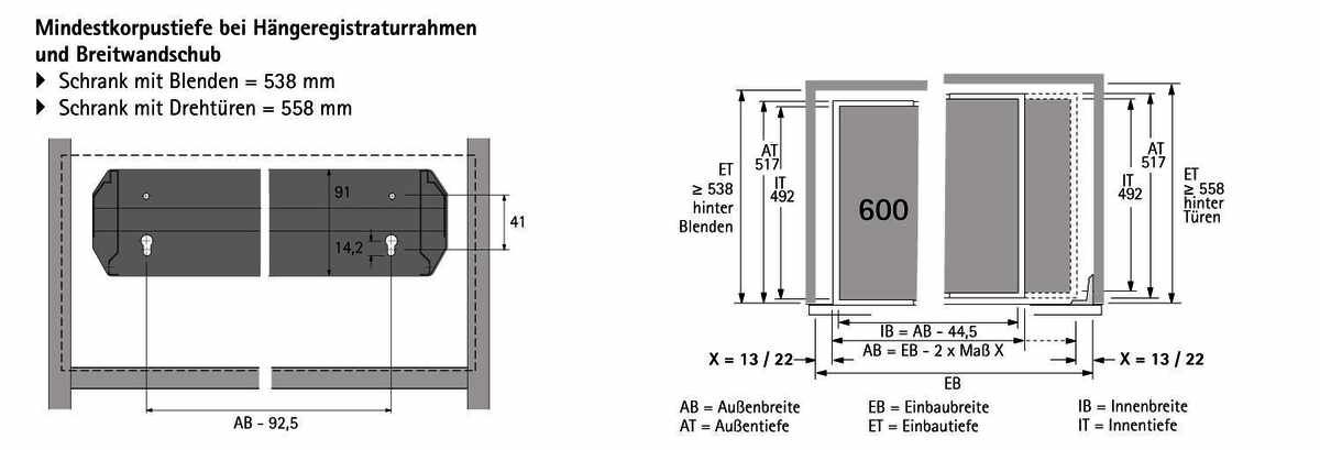 Stahlschubk.Kb 600/1000 Schw./75641