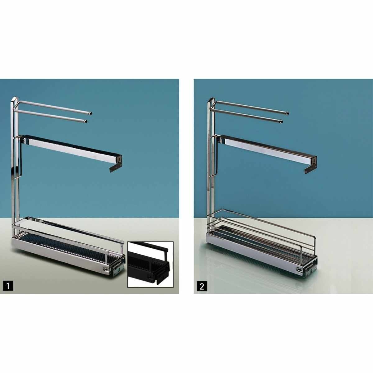 Handtuchhalterauszug 90°, CLASSIC, verchromt (2)