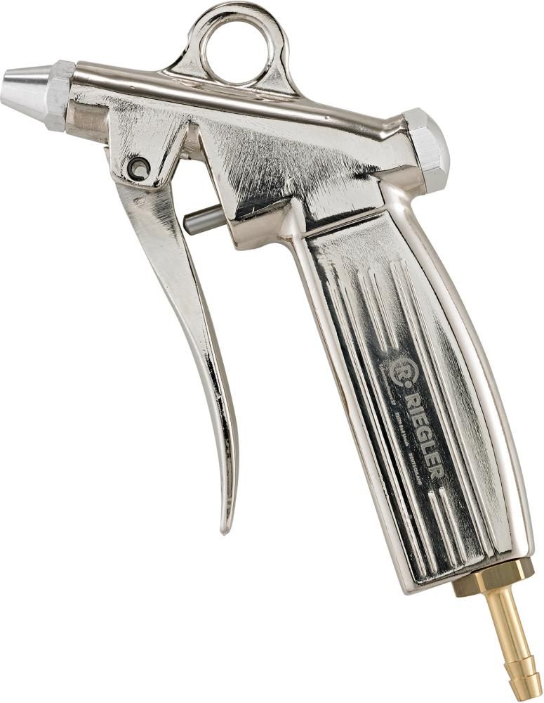 Ausblaspistole Aluminium mit Tülle LW 6 Düse 1,5mm RIEGLER
