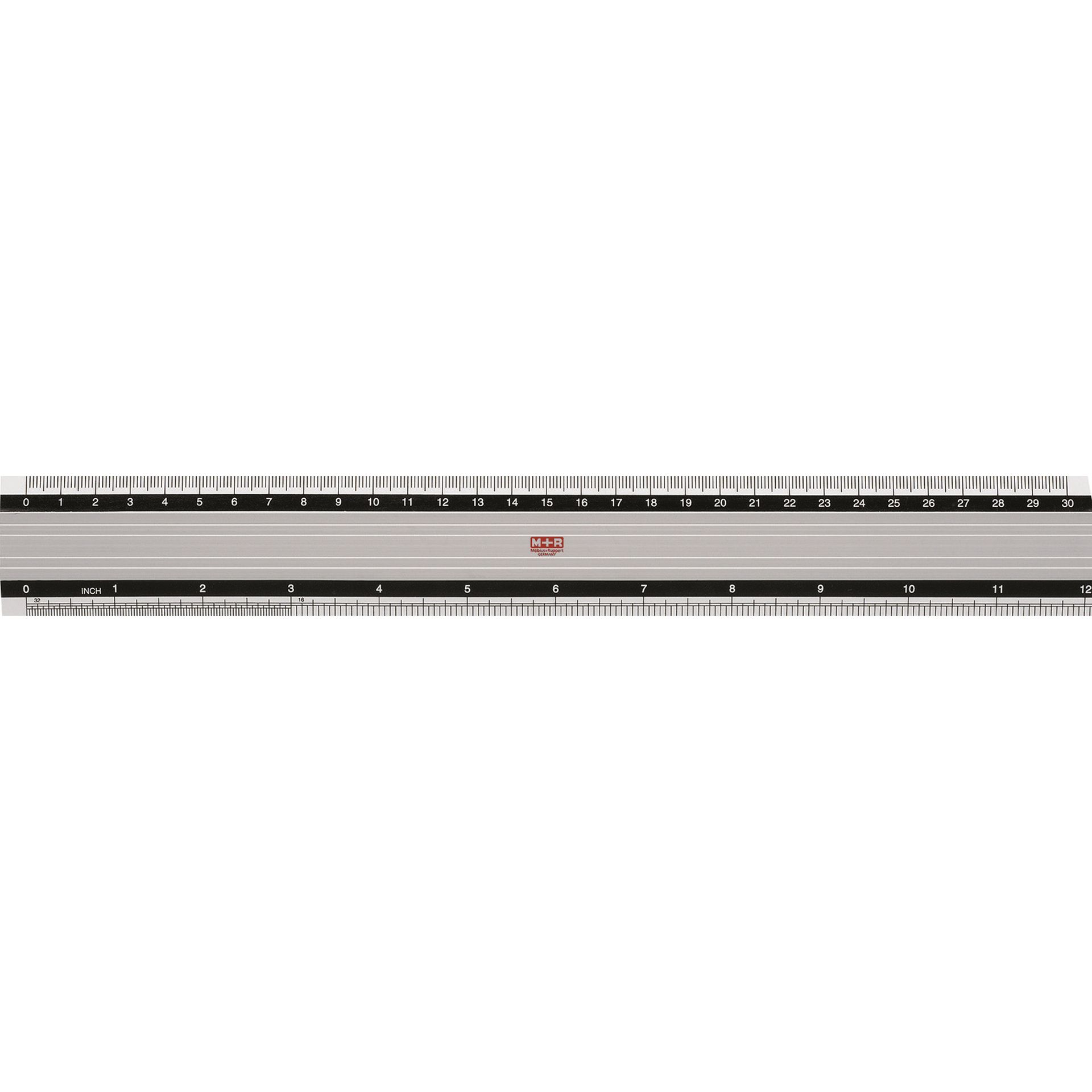 Lineal 30cm Aluminium