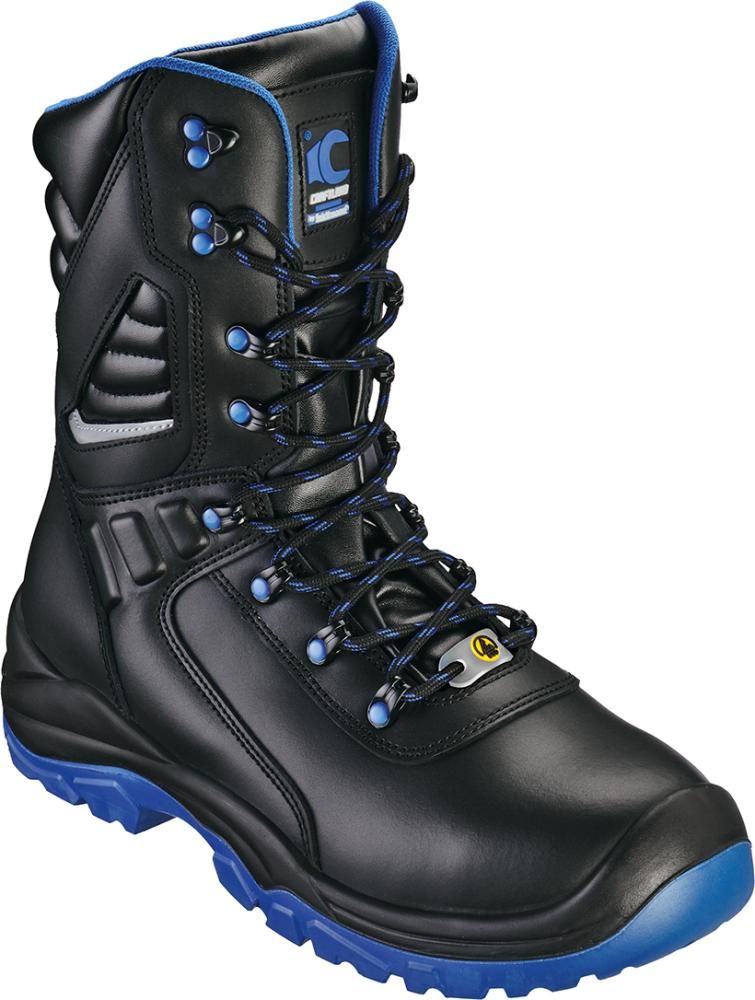 Hochstiefel TORGAU Schwarz/blau, S3S SR ESD Gr. 36 CRAFTLAND