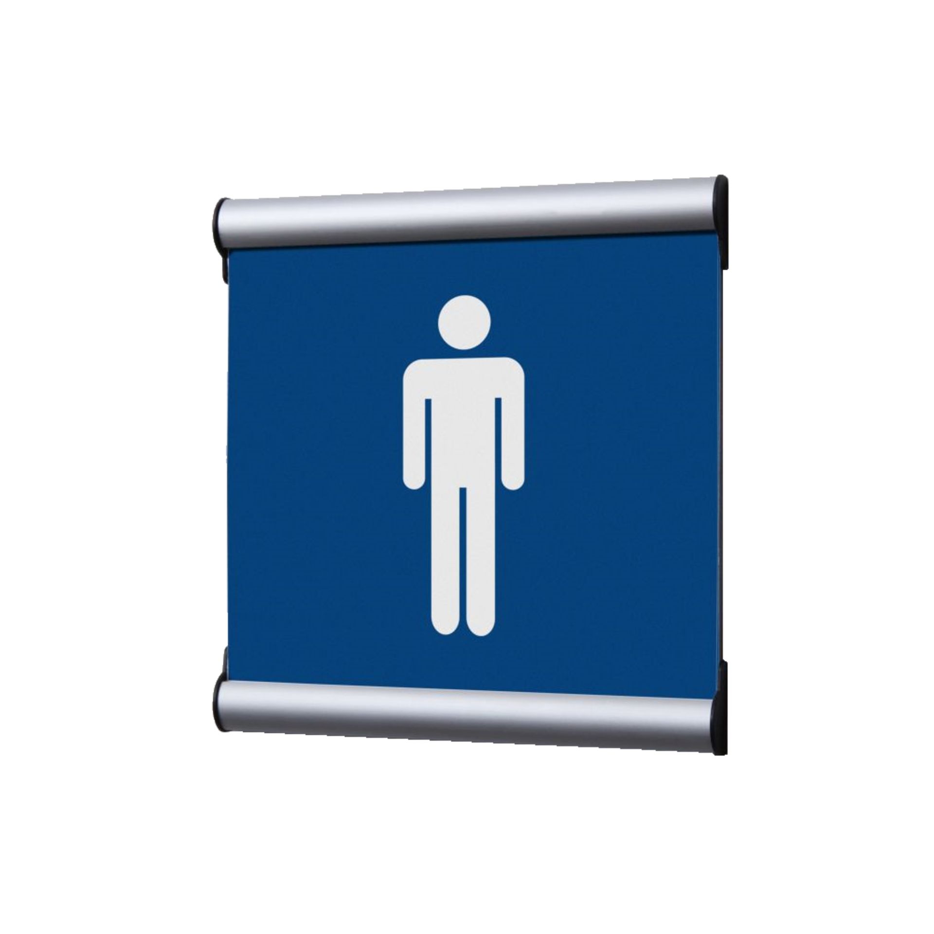 Türschild 15,5x15,5cm Herren bl