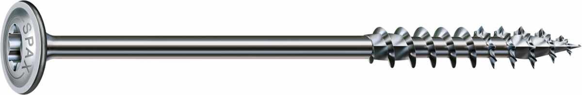 SPAX Holzbau Tellerkopf, 6 x 220 mm, 50 Stück, Teilgewinde, T-STAR plus T30, 4CUT, WIROX - 0251010602205