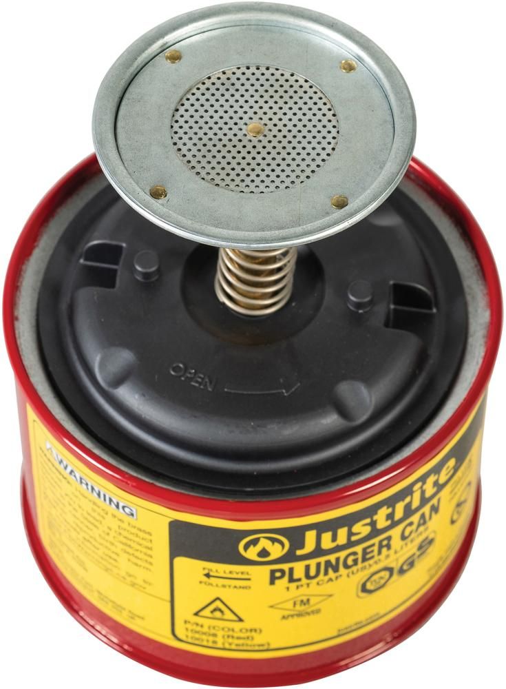 Sparanfeuchter Tränkteller Flammsperre rot, 0,5l D124xH133 mm