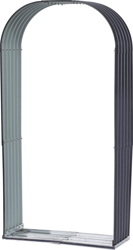 Holzunterstand Bogenverzinkt und lackiert103 x 40 x 200 cm el