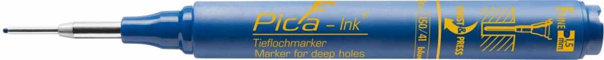 Tiefenlochmarker Pica Ink Blau