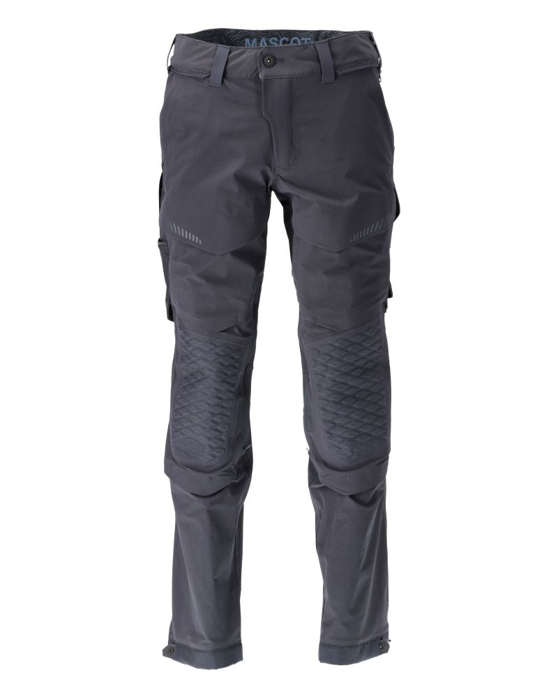 Hose mit Knietaschen Schwarzblau, 76C44