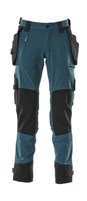 Hose mit Hängetaschen Hose mit Hängetaschen, Stretch Dunkelpetroleum 76C56