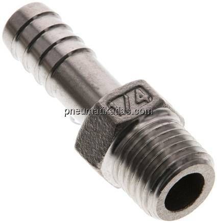 Gewindetülle NPT 1/4"-9 (3/8")mm, 1.4408
